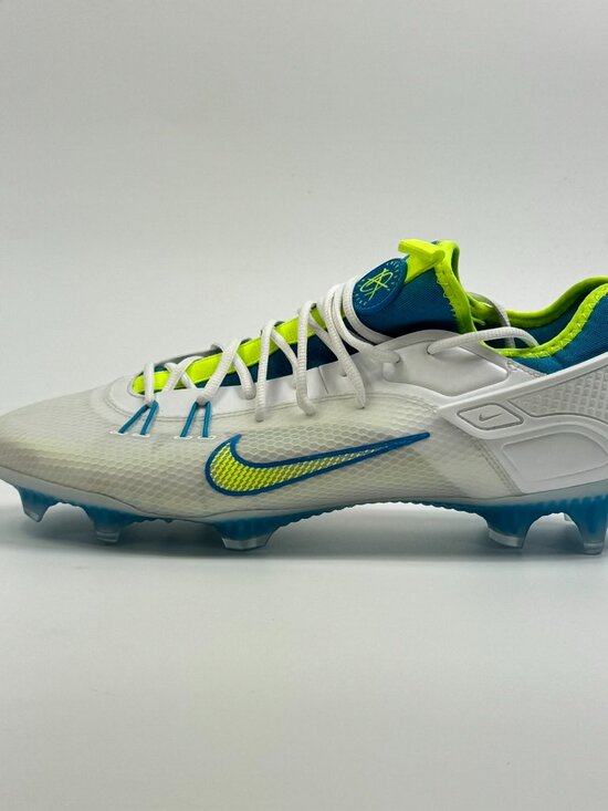 Nike Huarache 9 Elite Low LAX SE \'Vivid Blue Volt\' FV6147-100 size 13 main image 4